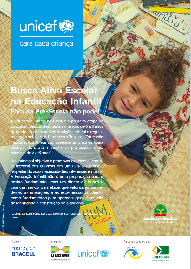 Cartilha Busca Ativa Escolar na Educação Infantil