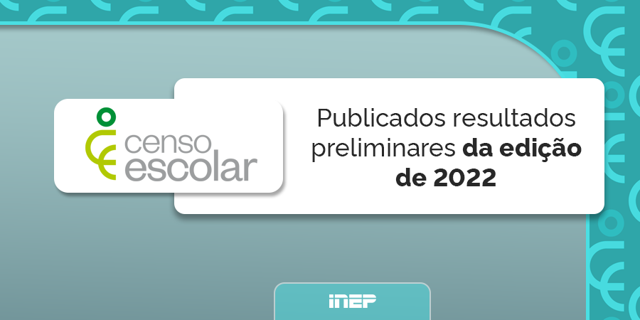 Publicados resultados preliminares do Censo Escolar de 2022