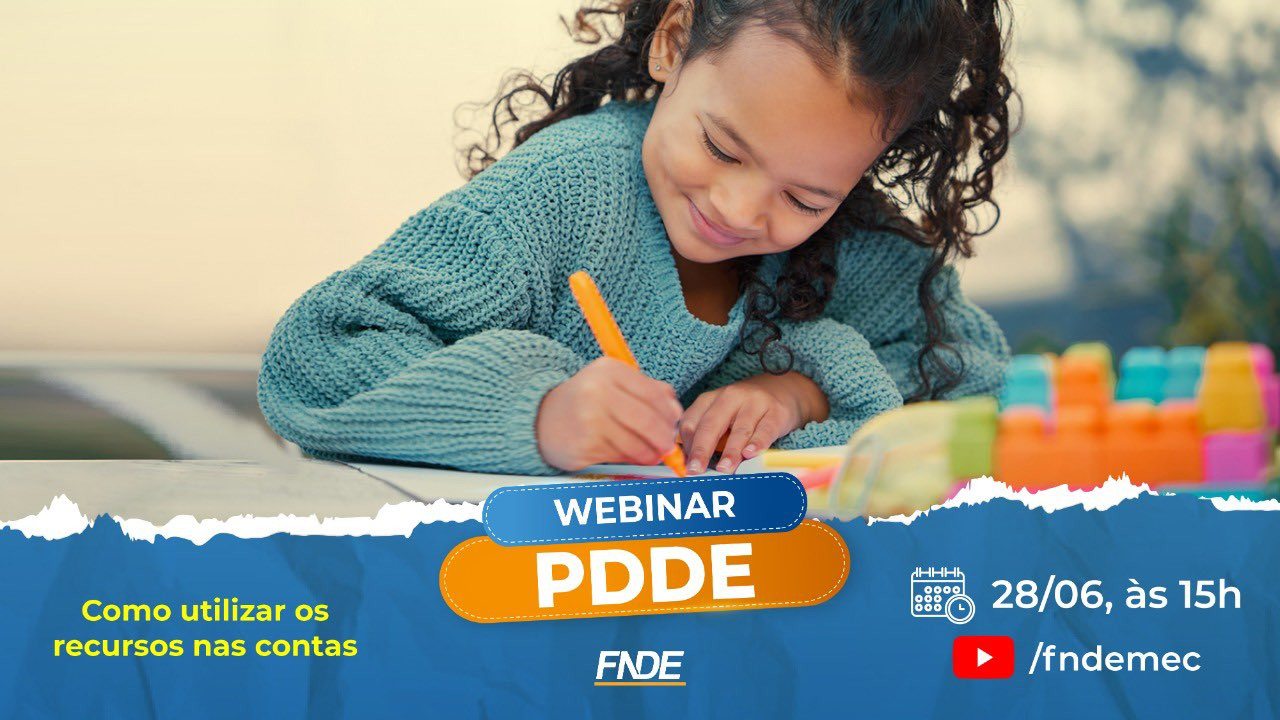 FNDE promove webinar para orientar sobre a execução dos recursos do Programa Dinheiro Direto na Escola