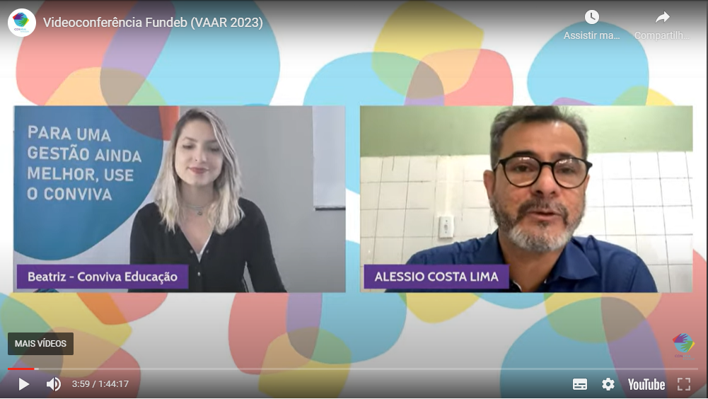 Assista, na íntegra, à videoconferência Fundeb (VAAR 2023)