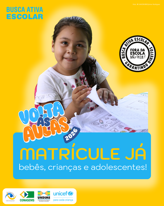 Coordenação Nacional da Busca Ativa Escolar lança campanha de volta às aulas