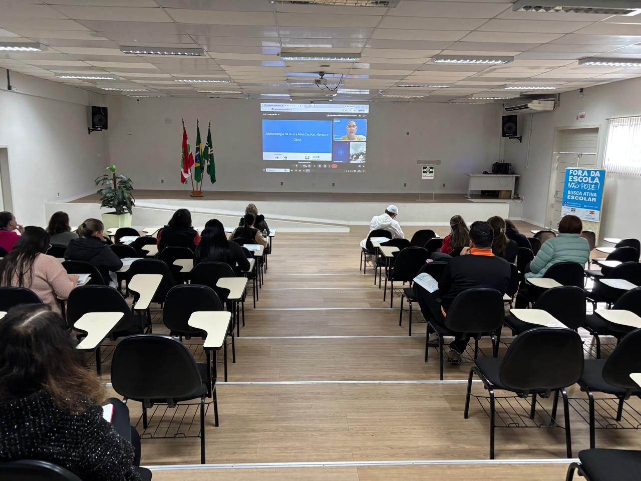 São Bento do Sul/SC: SEMED promove formação sobre a plataforma da Busca Ativa Escolar