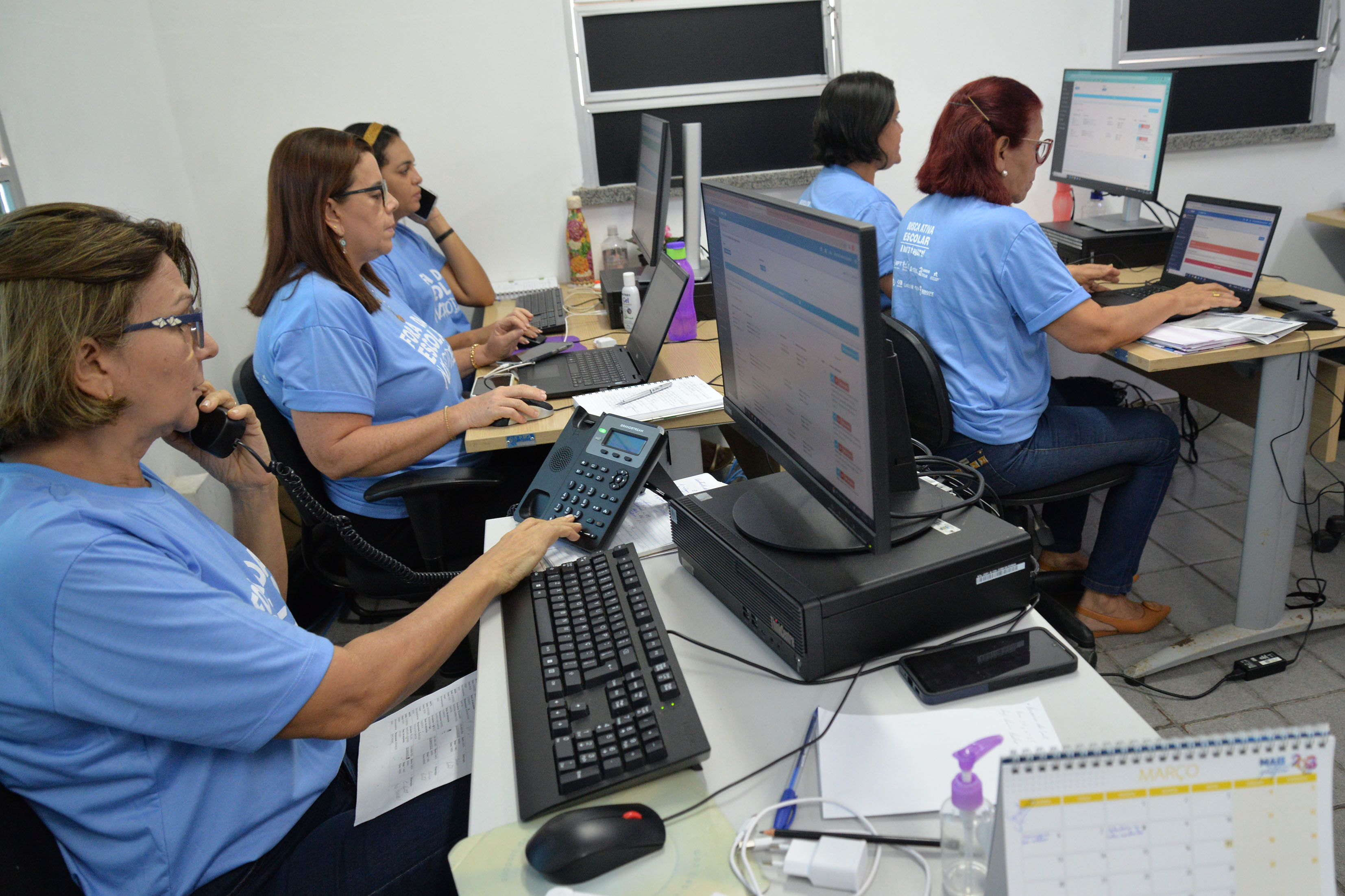 Redes estadual de Sergipe e municipal de Aracaju fazem ação articulada para zerar fila da matrícula no ensino fundamental