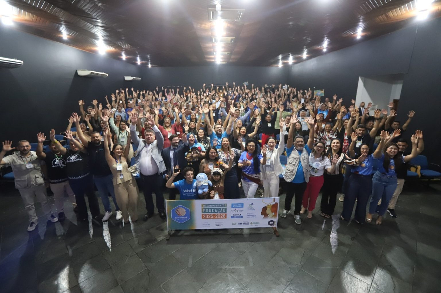 Equipes da Busca Ativa Escolar marcam presença em evento do Selo UNICEF em Manaus