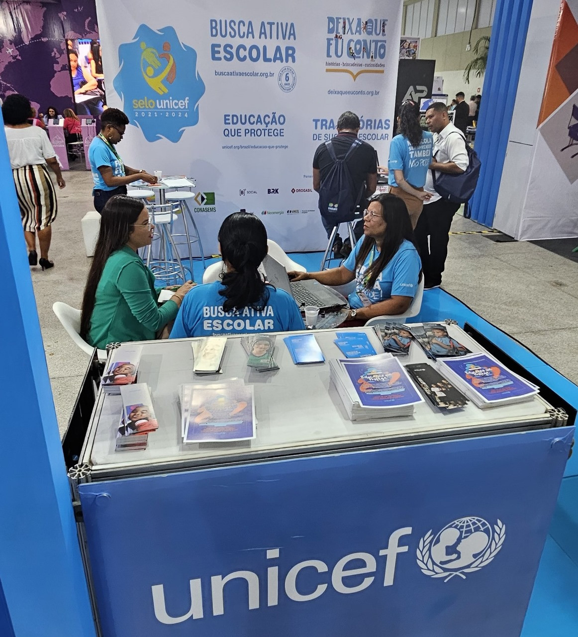 Busca Ativa Escolar foi destaque no estande do UNICEF no Fórum Regional Undime Nordeste